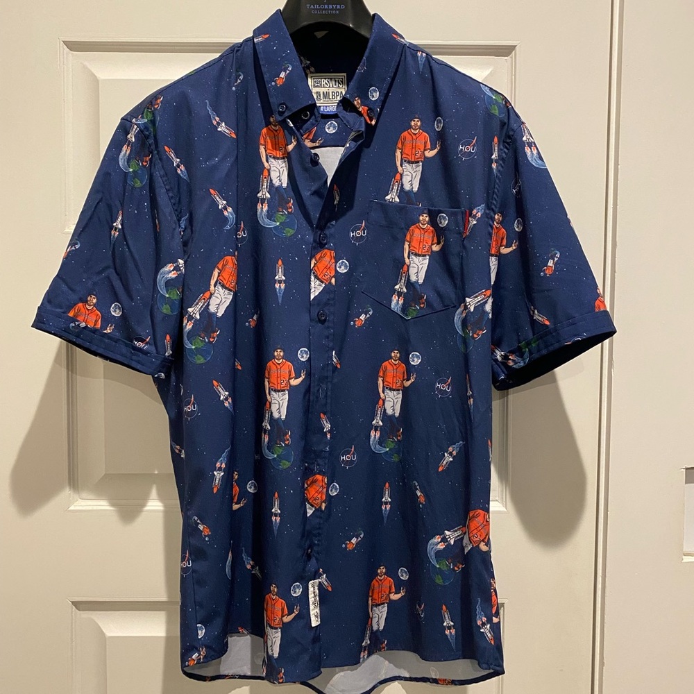 Houston Astros button down shirt